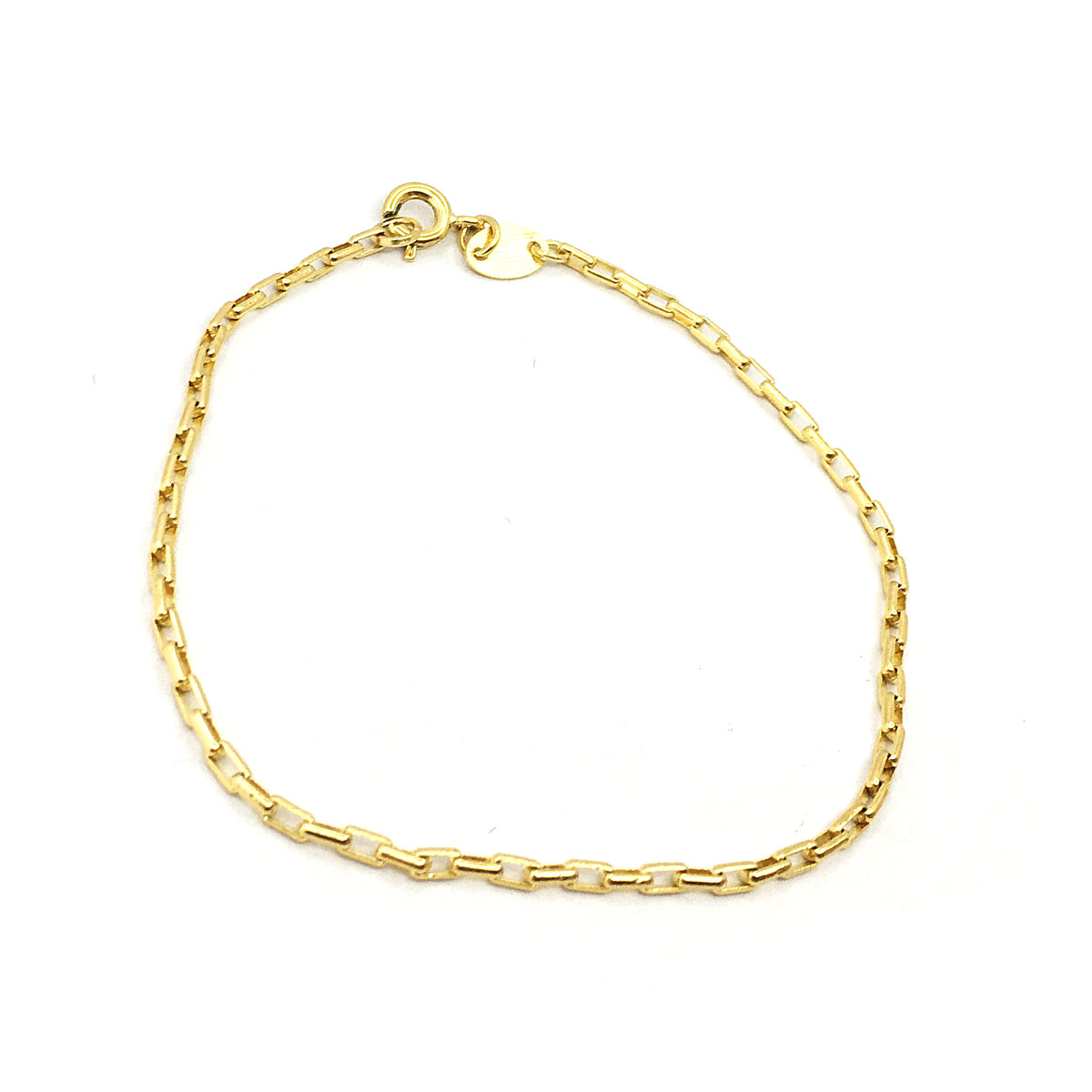 Pulseira Cartier 2mm Banhada à Ouro, com banho de 10 milésimos.